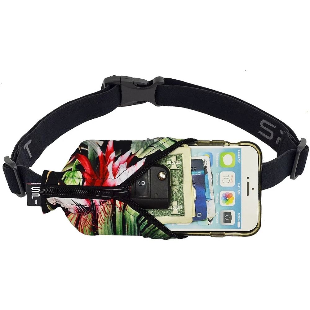 SPIbelt (Small Personal Item Belt), a type of expandable running belt